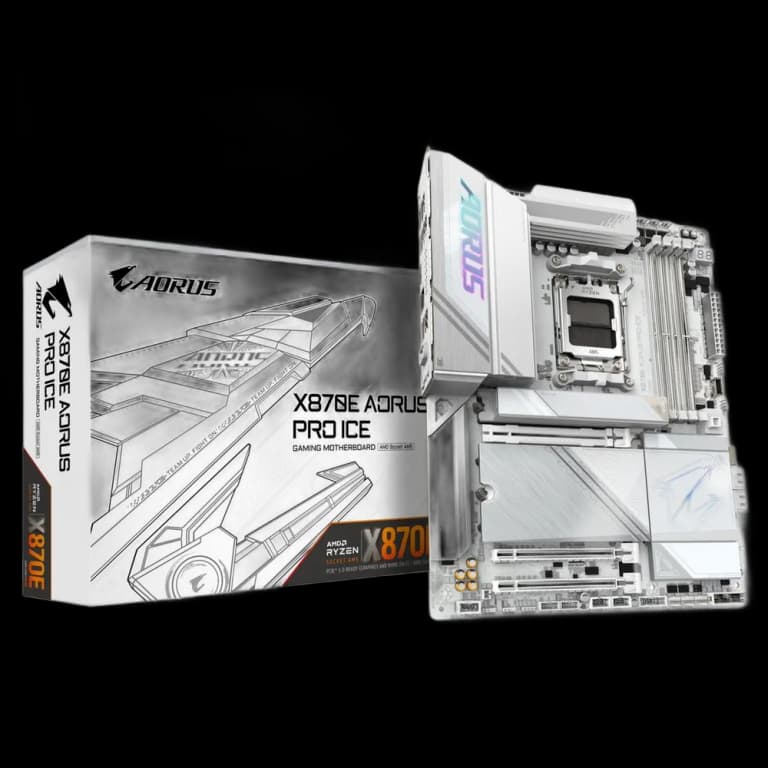 Gigabyte X870E AORUS PRO ICE - DDR5, WIFI, белый цвет