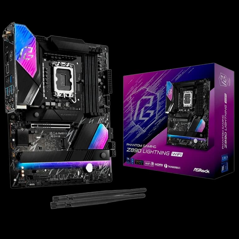 ASRock Z890 LIGHTNING - DDR5, WIFI, черный цвет