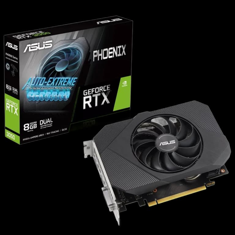 ASUS GeForce RTX 3050 V2 - 8GB, черный цвет