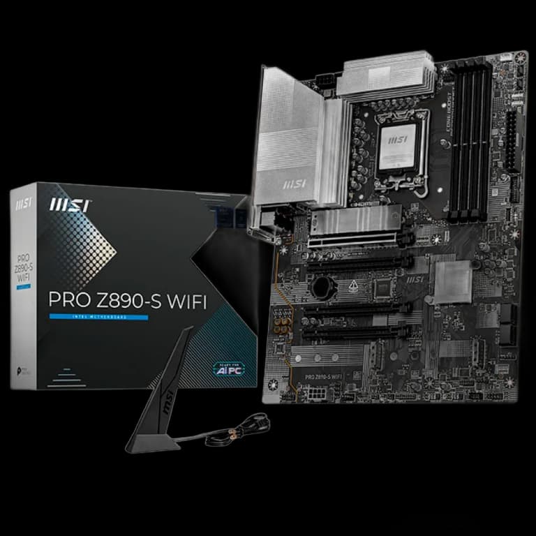 MSI PRO Z890-S - DDR5, WIFI , черный цвет