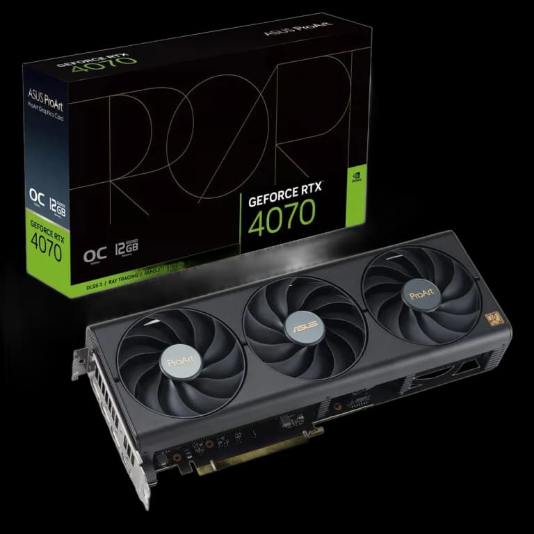 ASUS PROART GeForce RTX 4070 - 12GB, черный
