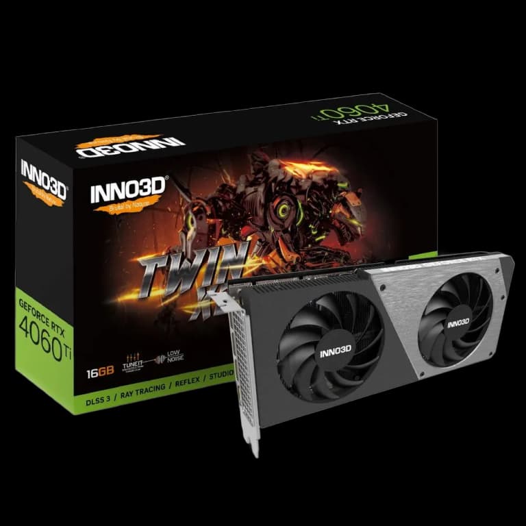 INNO3D GeForce RTX 4060 Ti TWIN OC - 16GB, черный 