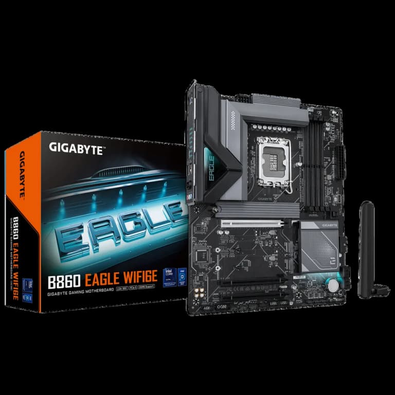Gigabyte B860 EAGLE - DDR5, WIFI, черный цвет