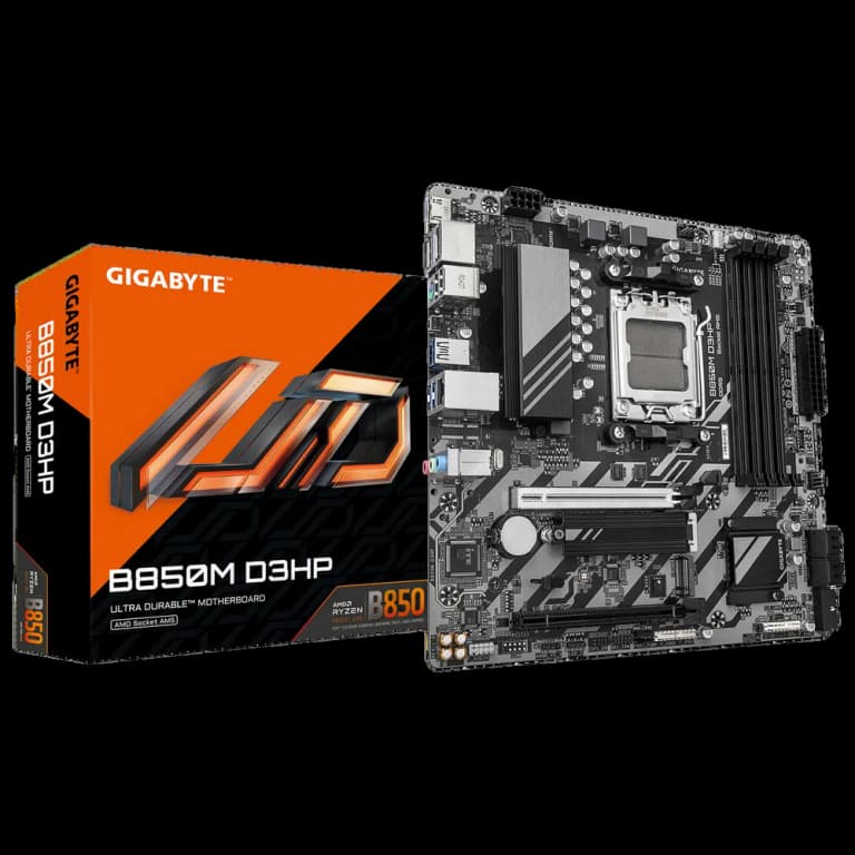 Gigabyte B850M D3HP - DDR5, черный цвет