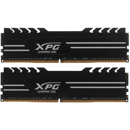 16GB ADATA GAMMIX D10 - DDR4, 3200MHz, 2x8GB, черный цвет