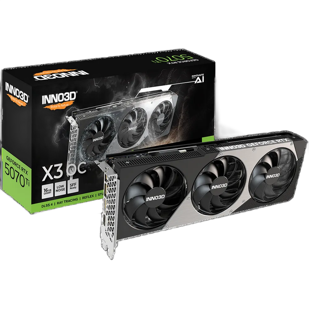 INNO3D RTX5070Ti X3 OC 16GB GDDR7 256bit