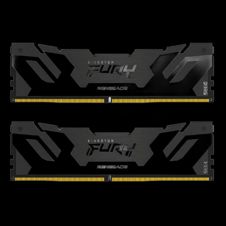 32GB Kingston FURY Renegade - DDR5, 7600MHz, 2x16GB, черный цвет