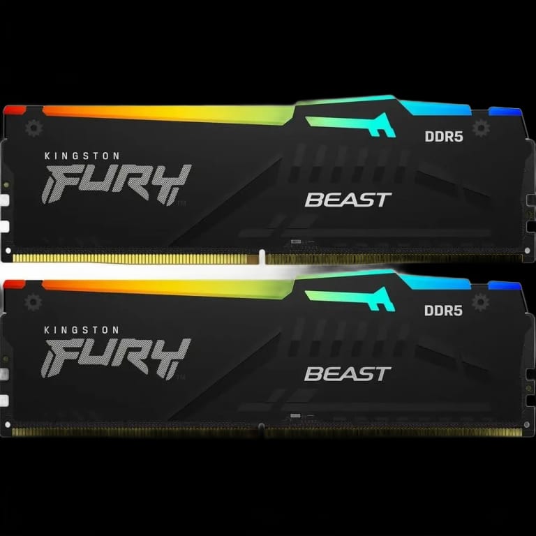 32GB Kingston FURY Beast RGB EXPO - DDR5, 5600MHz, 2x16GB, черный цвет