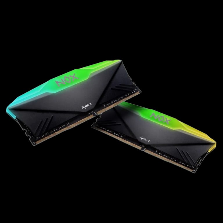 32GB Apacer NOX RGB - DDR4, 3600MHz, 2x16GB, черный цвет