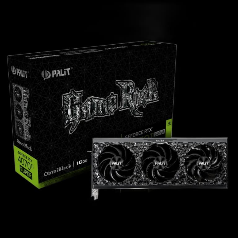 Palit RTX4070Ti SUPER GAMEROCK OMNIBLACK 16GB