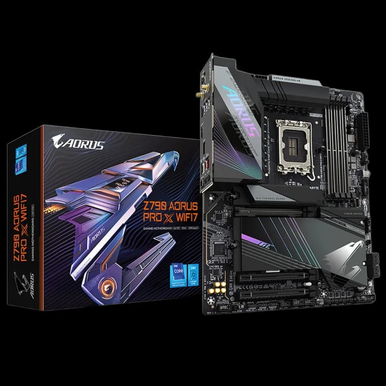 Gigabyte Z790 AORUS PRO X - DDR5, WIFI, черный цвет
