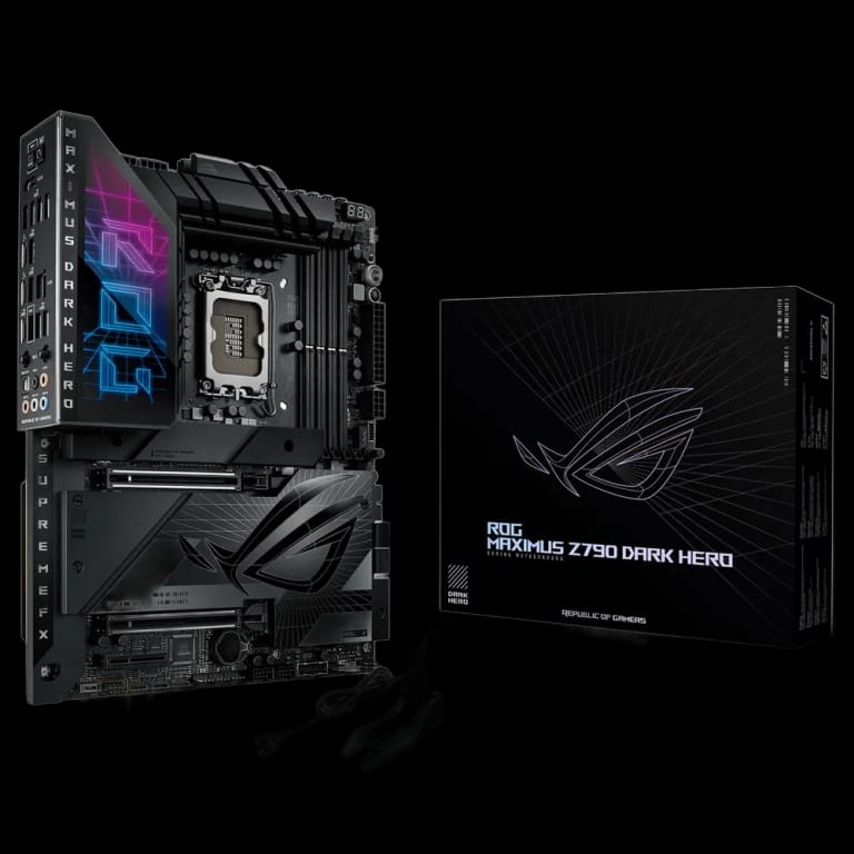 ASUS ROG MAXIMUS Z790 DARK HERO - DDR5, черный цвет