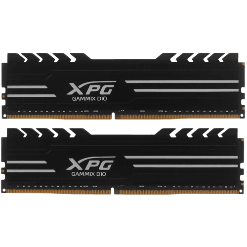 16GB ADATA GAMMIX D10 - DDR4, 3200MHz, 2x8GB, черный цвет