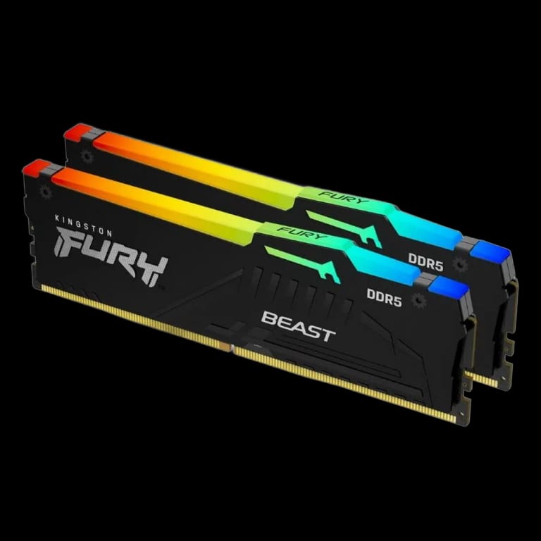 64GB Kingston FURY Beast RGB XMP- DDR5, 6000MHz, 2x32GB