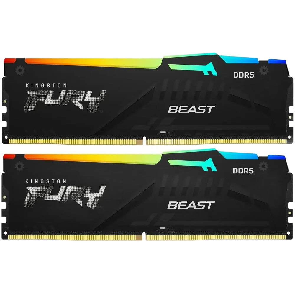 Kingston 32GB DDR5 5600 DIMM FURY Beast Black RGB