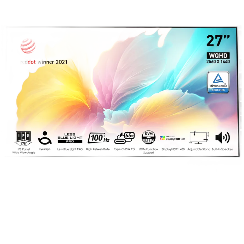 WQHD монитор MSI Modern MD272QXPW