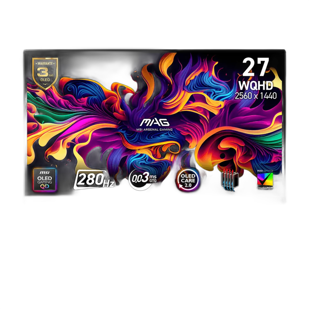 WQHD QD-OLED монитор MSI MAG 271QP X28