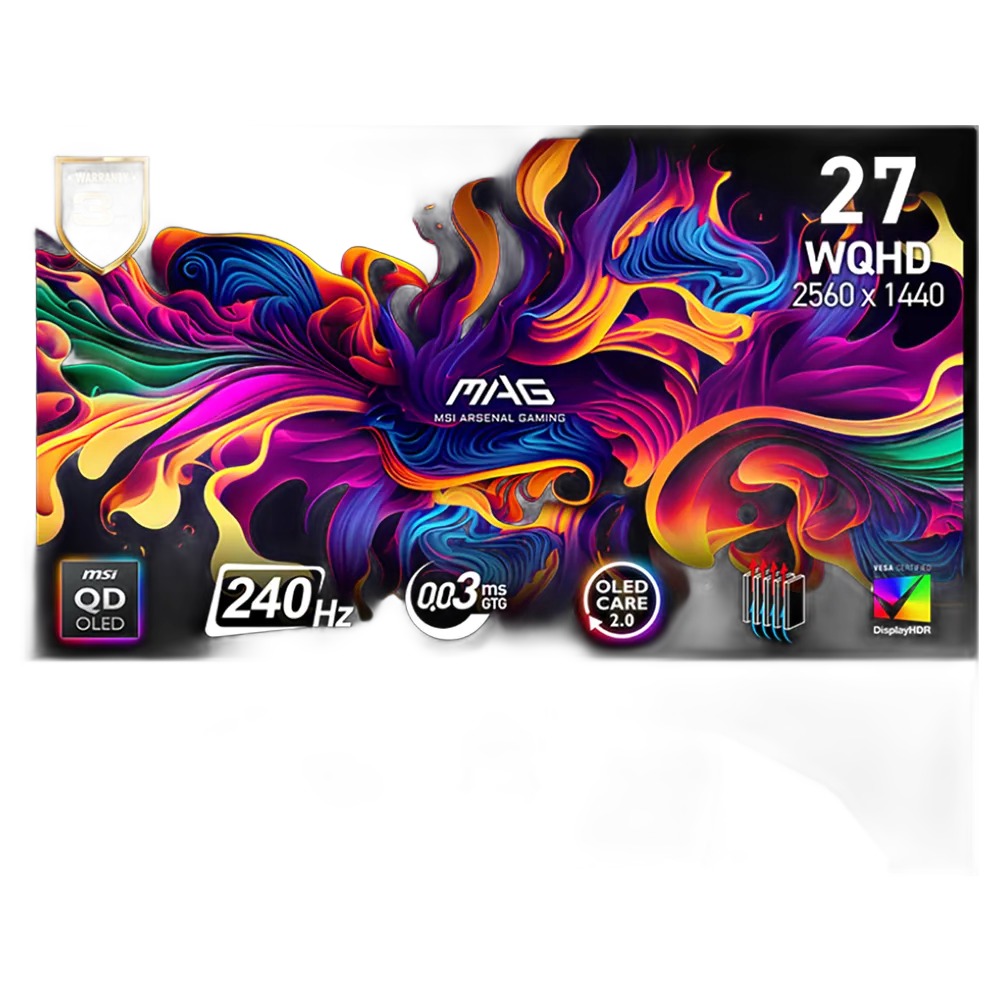 WQHD QD-OLED монитор MSI MAG 271QP X24