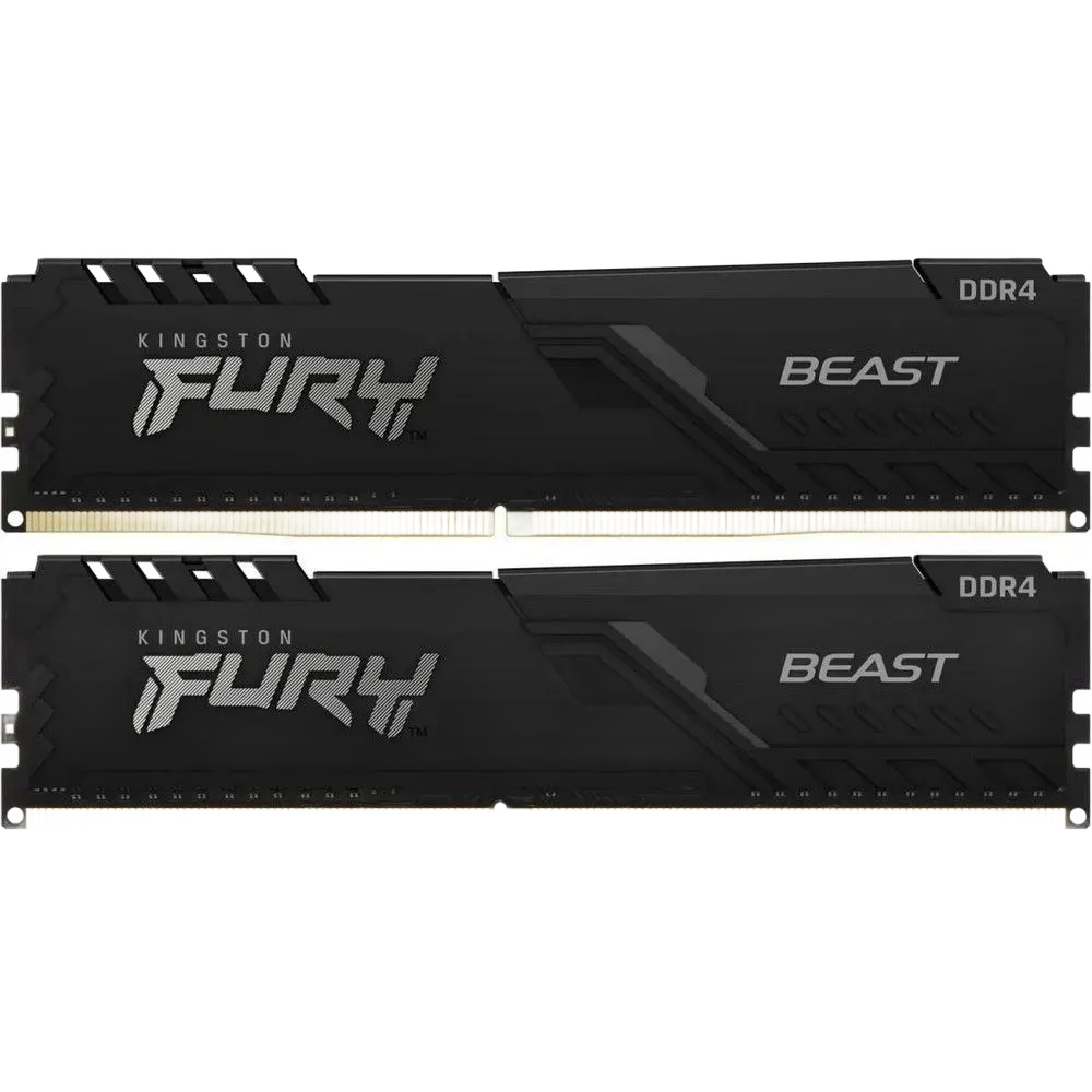 Kingston 32GB DDR4 3200 DIMM FURY Beast Black Gaming Memory